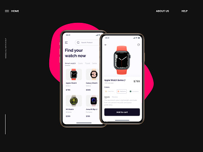 Mobile app #watch animation app branding design illustration illustrator logo typography ui vector