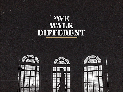 We Walk Different Sermon Graphic cover design nateg sermon sermon graphic tsf typography