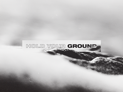 Hold Your Ground (Sermon Graphic) church church design design nategoyco sermon graphic sermon title tsf