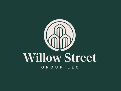 Fiduciary Logo banking business fiduciary financial jackson jackson hole logo mark money tree trust weeping willow willow wyoming