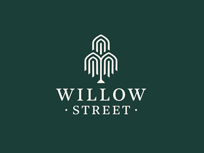 Fiduciary Logo banking business fiduciary financial jackson jackson hole logo mark money tree trust weeping willow willow wyoming