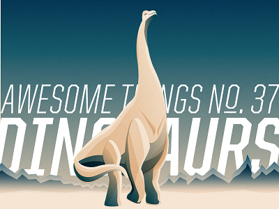 Dinosaurs awesome brachiosaurus dinosaurs illustration things vector website
