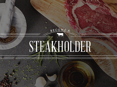 Steakholder cow csa hereford jackson hole puns ranch steak
