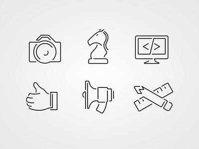 Capabilities Icons capabilities content design development icons line pr services strategy