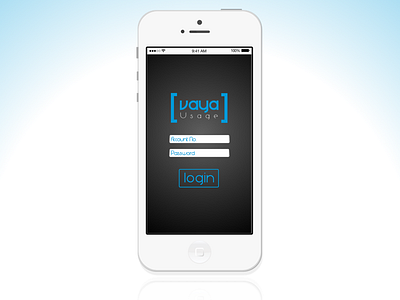 Vaya Usage ios iphone login ui