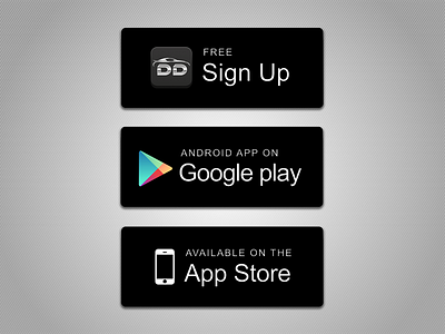 App Store Banners android app store banner dealer drive google play iphone nazori sign up