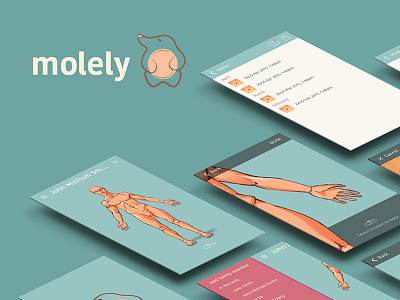 Molely concept ios mobile mobile app ui ux