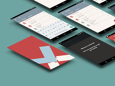 Nextcall android material design mobile app nazori ui ux