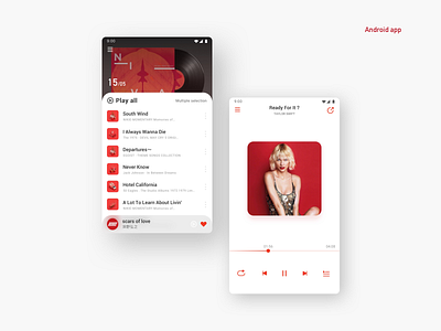 music app music ui ui design