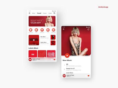 music app music ui ui design