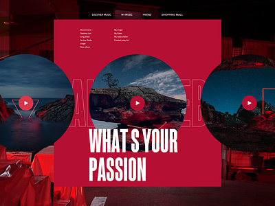 music web design music ui ui design web web design website