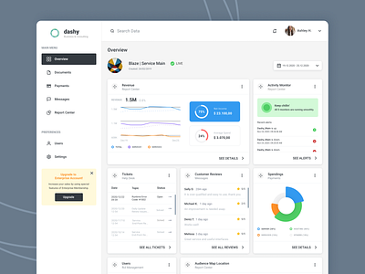 Dashy Dashboard analytics dashboard date desktop design enterprise solutions nav service ui design user experience ux design