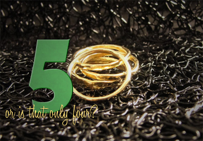 5 Golden Rings! 12 days 5 christmas fun gold rings xmas
