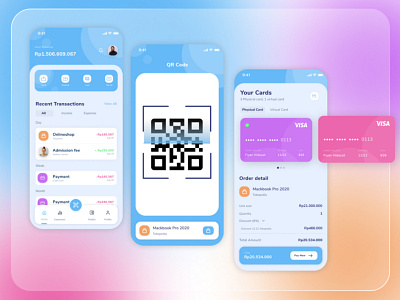 E-Wallet App application commerce display e commerce ecommerce finance financial information interface internet layout mobile online page pay screen smart transaction web website