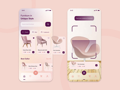 Furniture IOS App ad brochure deal desk educational flyer furniture graphic infographics internet layout magazine marketing media mobile online page poster screen web