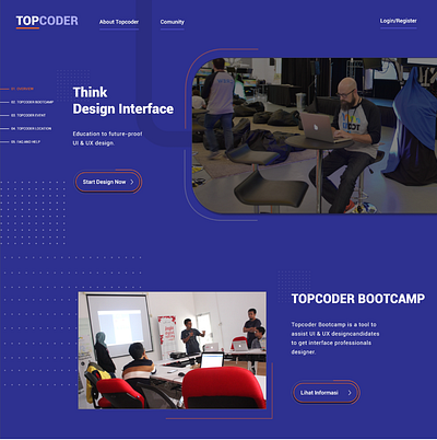 3. Preview bootcamp branding design education topcoder uidesign ux web design web education