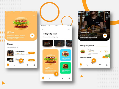 Food Delivery App app app design design icon illustration ios app logo mobile typography ui uidesign uiux user experience design ux vector