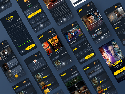 Limo Movie App UI Design