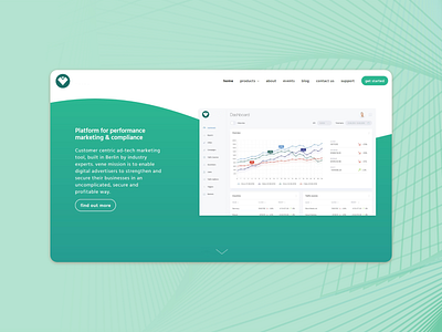 Landing page for a Web Plarform design flat front end design minimal platform ui web website