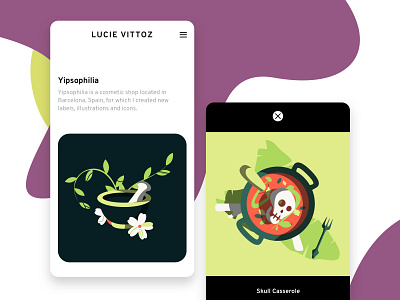 Web Portfolio graphic design illustration minimal mobile mobile ui portfolio web web design