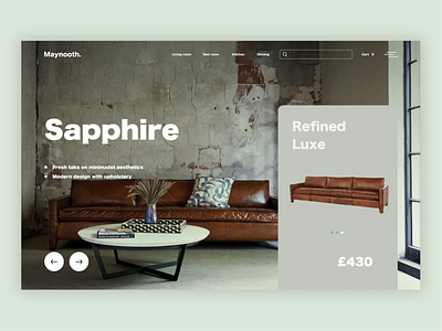 Maynooth Online Experience Concept – Store