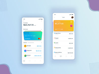 Wallet App app minimal payment app ui ux wallet app
