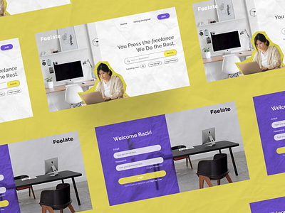 Feelate (Redesign) app design branding design design web design website flat illustation ui uidesing ux ui web design webdesign website website design