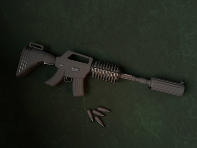 3D M4A1 Gun