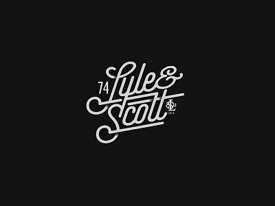 Lyle & Scott branding logo tshirt design typography