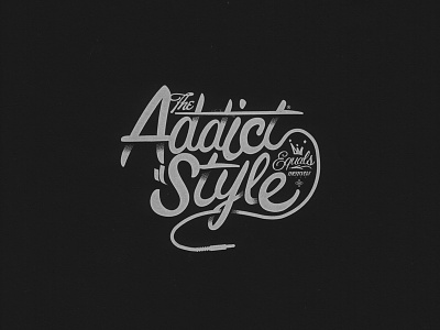 8 addict apparel branding graphic design logo script streetwear tshirt design typography vector
