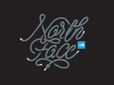 North Face apparel branding clothing brand design graphic design logo north face script tshirt design type typography vector