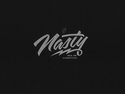 Nasty Lifestyle apparel branding clothing brand crossfit design graphic design script sportswear tshirt design typography