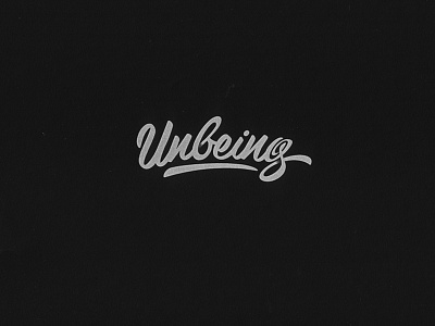 UnBeing apparel branding clothing brand design drum and bass graphic design music script streetwear tshirt design type typography