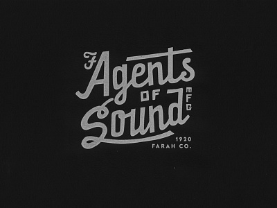 AGENTS OF SOUND apparel branding clothing brand graphic graphic design logo streetwear tshirt design type typography