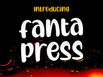 Fanta press font fanta font press