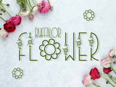 Buffalor flower font buffalor flower font