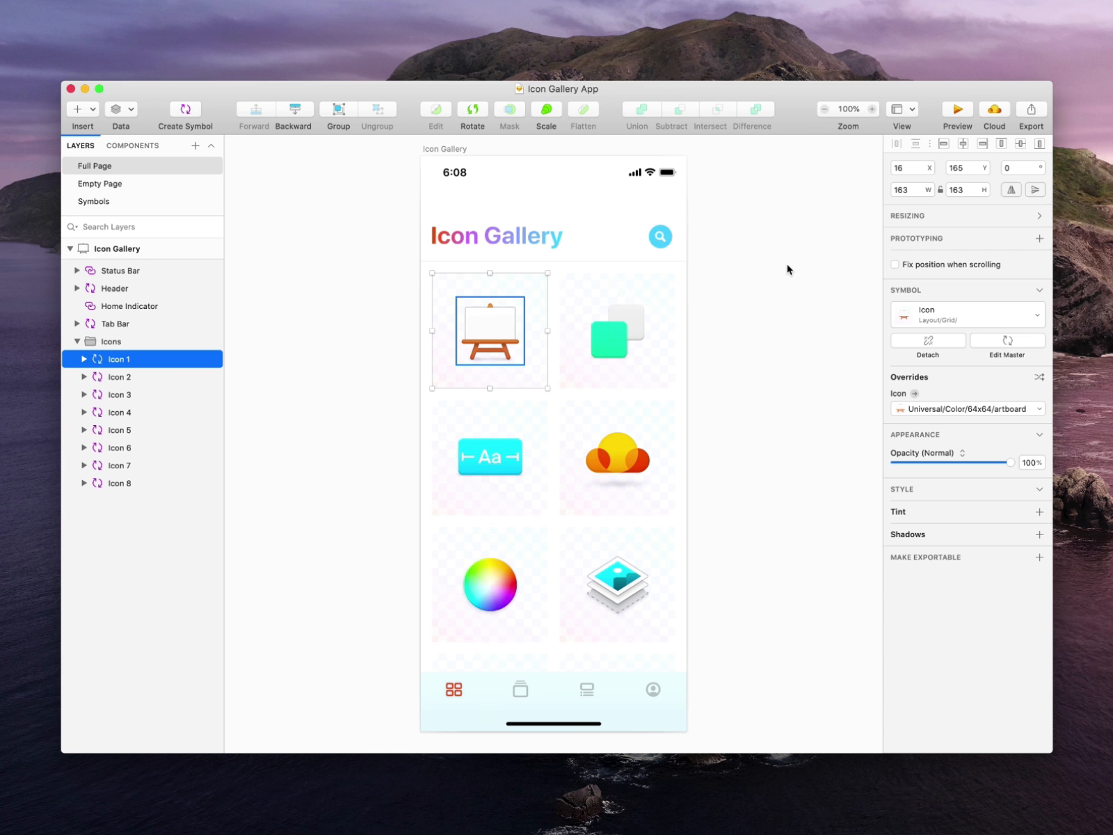 Components Menu & Search by Glenn Hitchcock on Dribbble