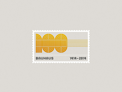 Bauhaus Stamp