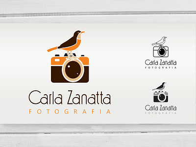 logo Verticalal Carla Zanatta branding design logo