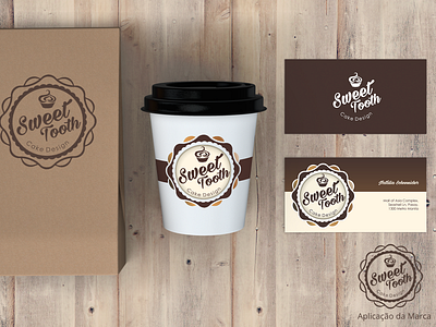 papelaria SweetTooth branding design logo print