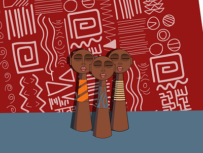 mama africa characterdesign design illustration vectorart