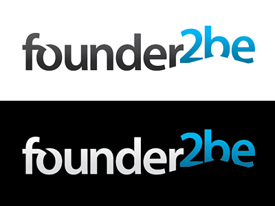 Founder2be Logos co founder founder founder2be founder2be logo landing landing page logo startup
