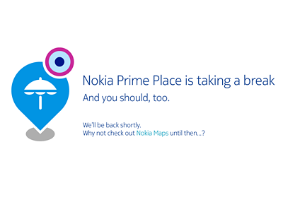 Nokia Prime Place - Maintenance page