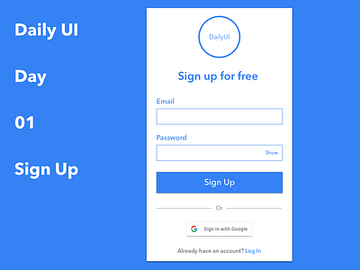 Day 1 dailyui