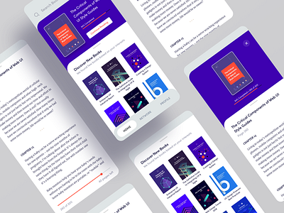 Book Reader App UI Design