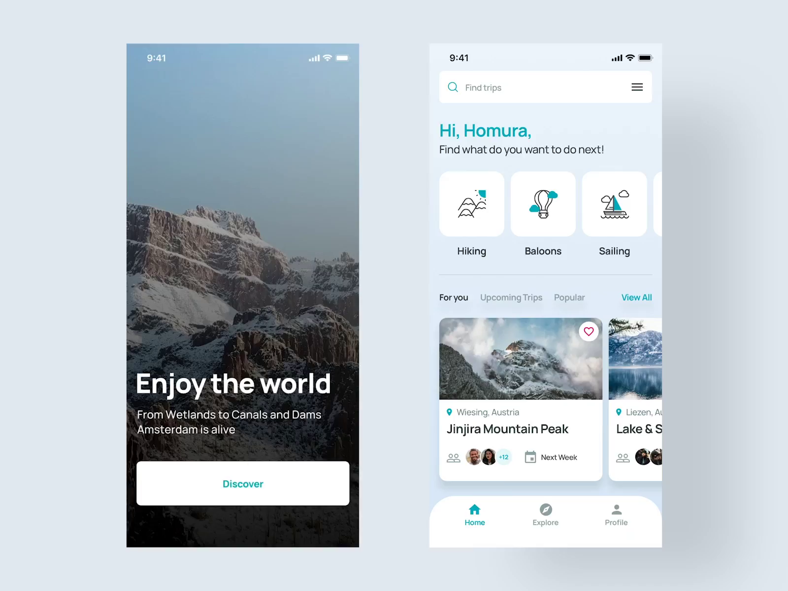 Travel App UI & Interaction Design by Abdullah Noman for Italica Studio ...