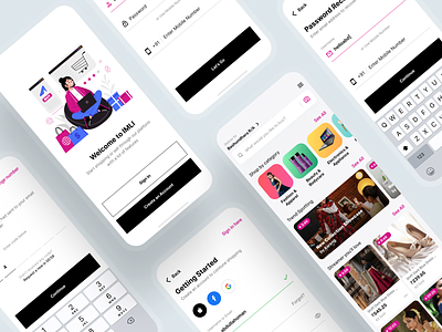 eCommerce mobile app ui design