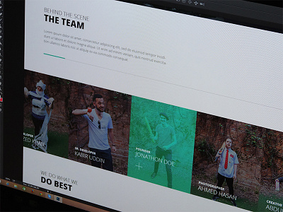 Salty - The Team blue creative digital agency portfolio salty team ui ux