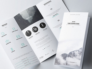 Minimal Brochure Template by Abdullah Noman on Dribbble