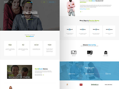 Concept Design for WorldRemit Website